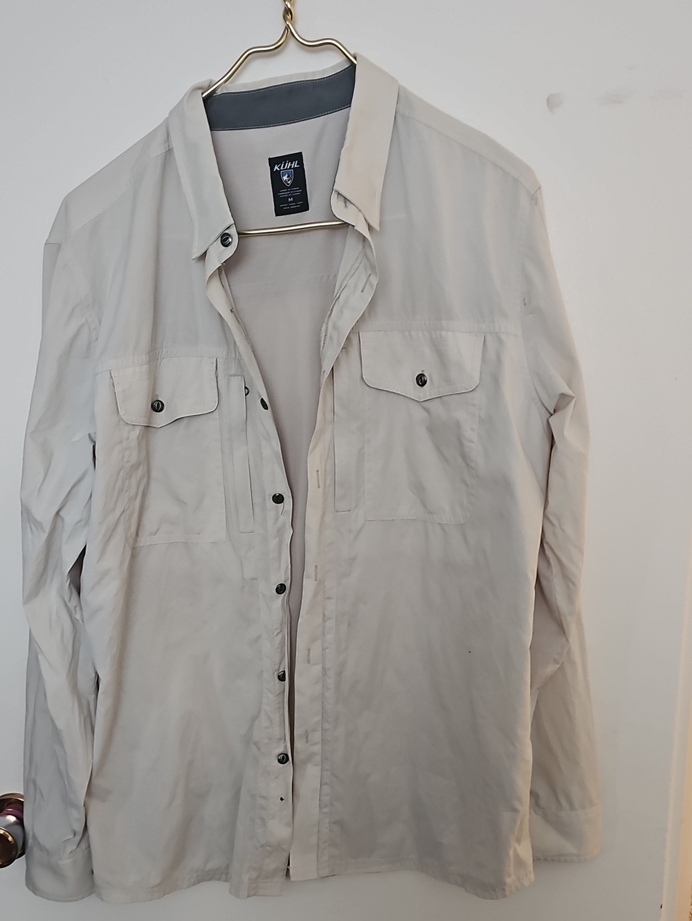 Kuhl Men's Light Stone Button-Front Shirt Jacket